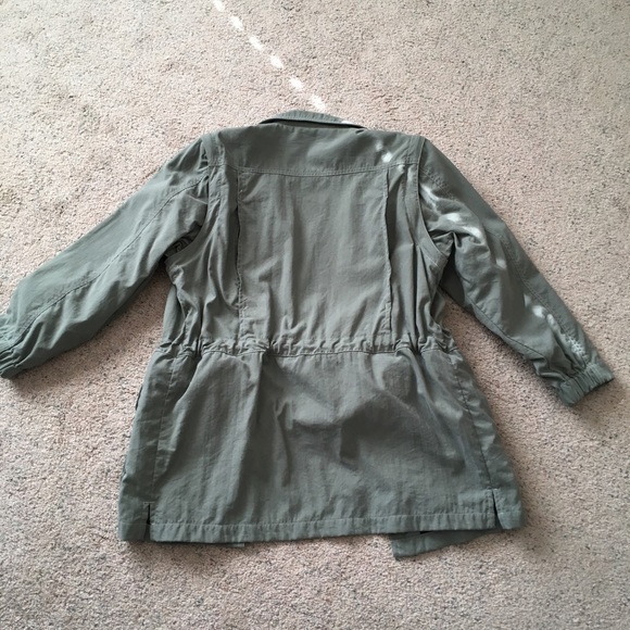 VINTAGE Safari Utility Jacket Sage Green - Picture 4 of 4